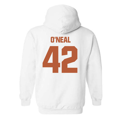 Texas - NCAA Football : Trott O'Neal - Classic Shersey Hooded Sweatshirt-1