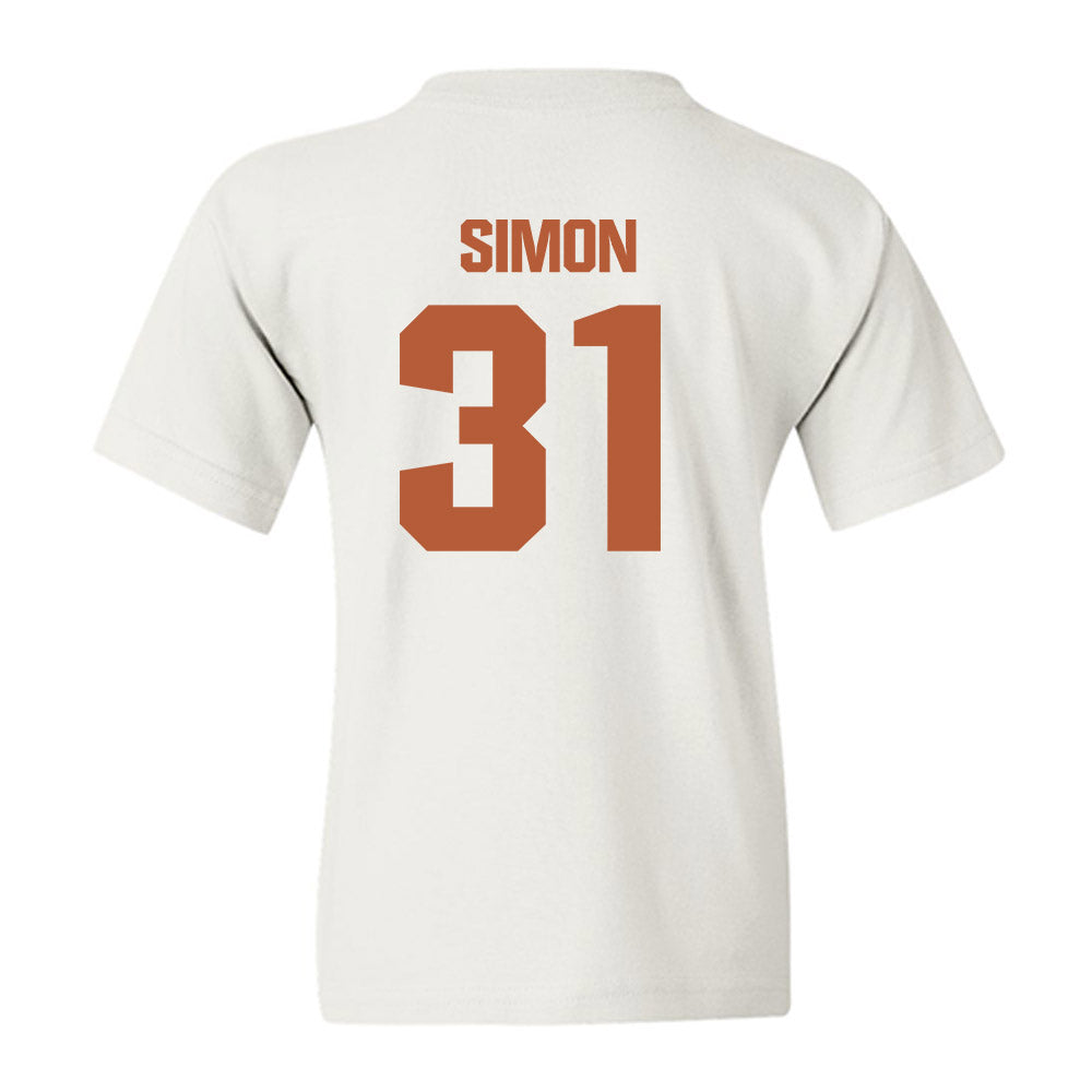 Texas - NCAA Football : James Simon - Classic Shersey Youth T-Shirt-1