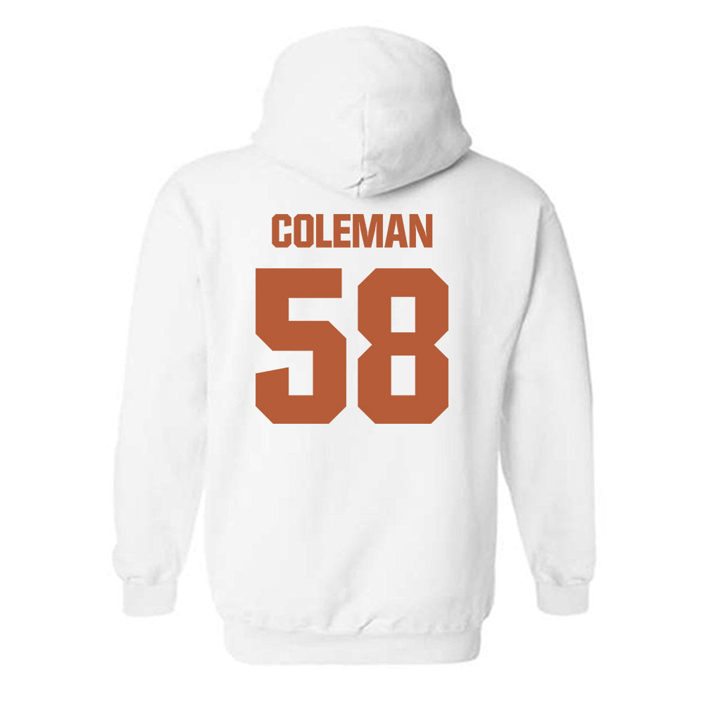 Texas - NCAA Football : Devin Coleman - Classic Shersey Hooded Sweatshirt-1