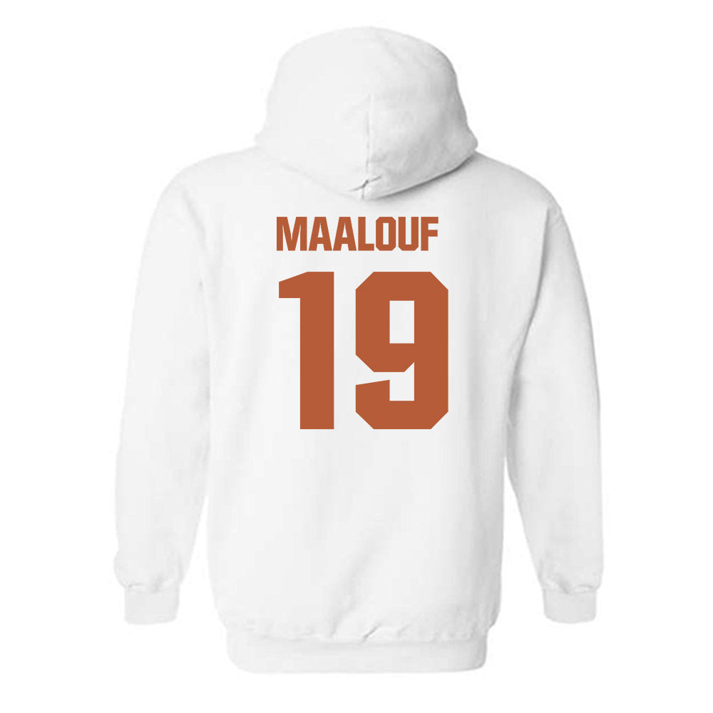 Texas - NCAA Women's Soccer : Rosa Maalouf - Classic Shersey Hooded Sweatshirt-1