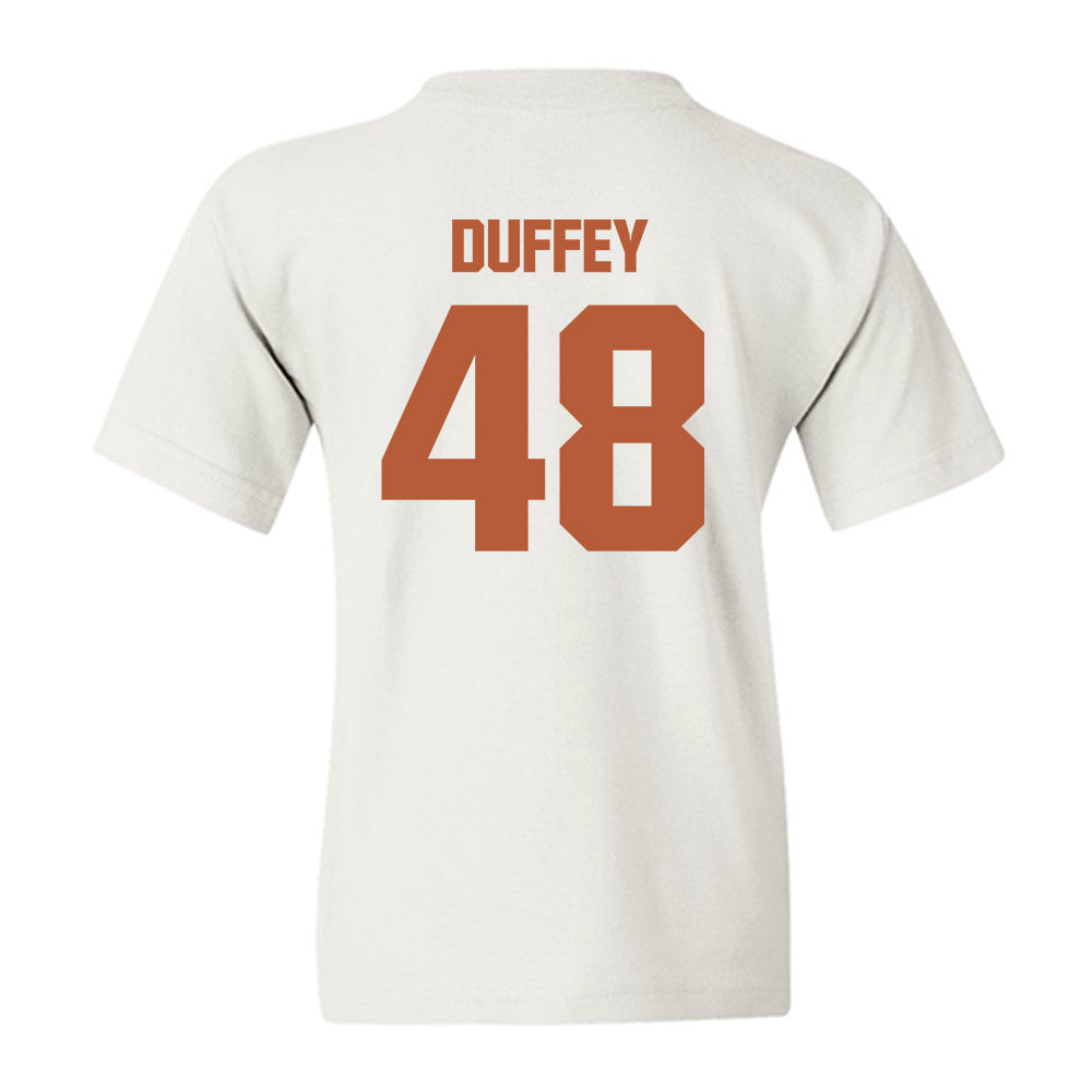 Texas - NCAA Football : Jackson Duffey - Classic Shersey Youth T-Shirt-1