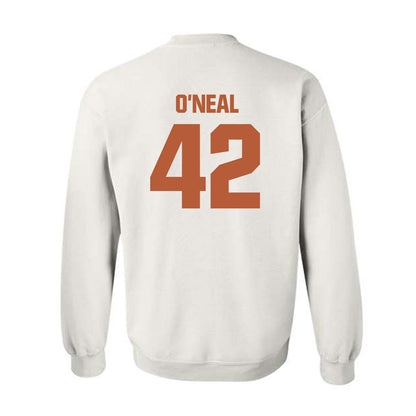 Texas - NCAA Football : Trott O'Neal - Classic Shersey Crewneck Sweatshirt-1