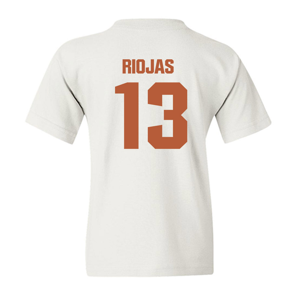 Texas - NCAA Baseball : Ruger Riojas - Classic Shersey Youth T-Shirt-1
