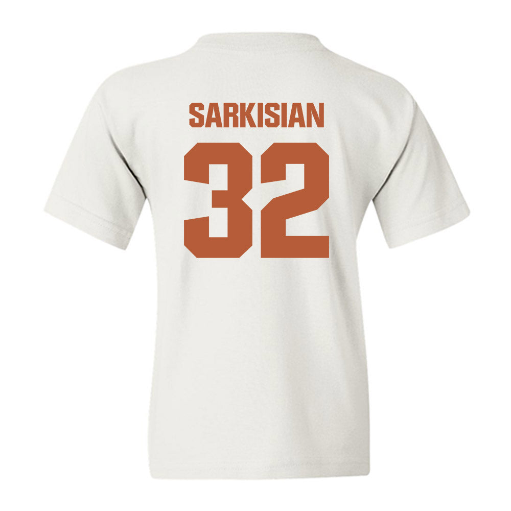 Texas - NCAA Football : Brady Sarkisian - Classic Shersey Youth T-Shirt-1