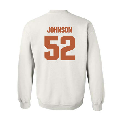 Texas - NCAA Football : James Johnson - Classic Shersey Crewneck Sweatshirt-1
