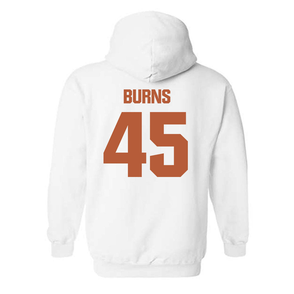Texas - NCAA Baseball : Thomas Burns - Classic Shersey Hooded Sweatshirt-1