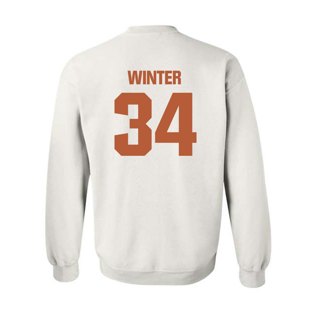 Texas - NCAA Baseball : Michael Winter - Classic Shersey Crewneck Sweatshirt-1