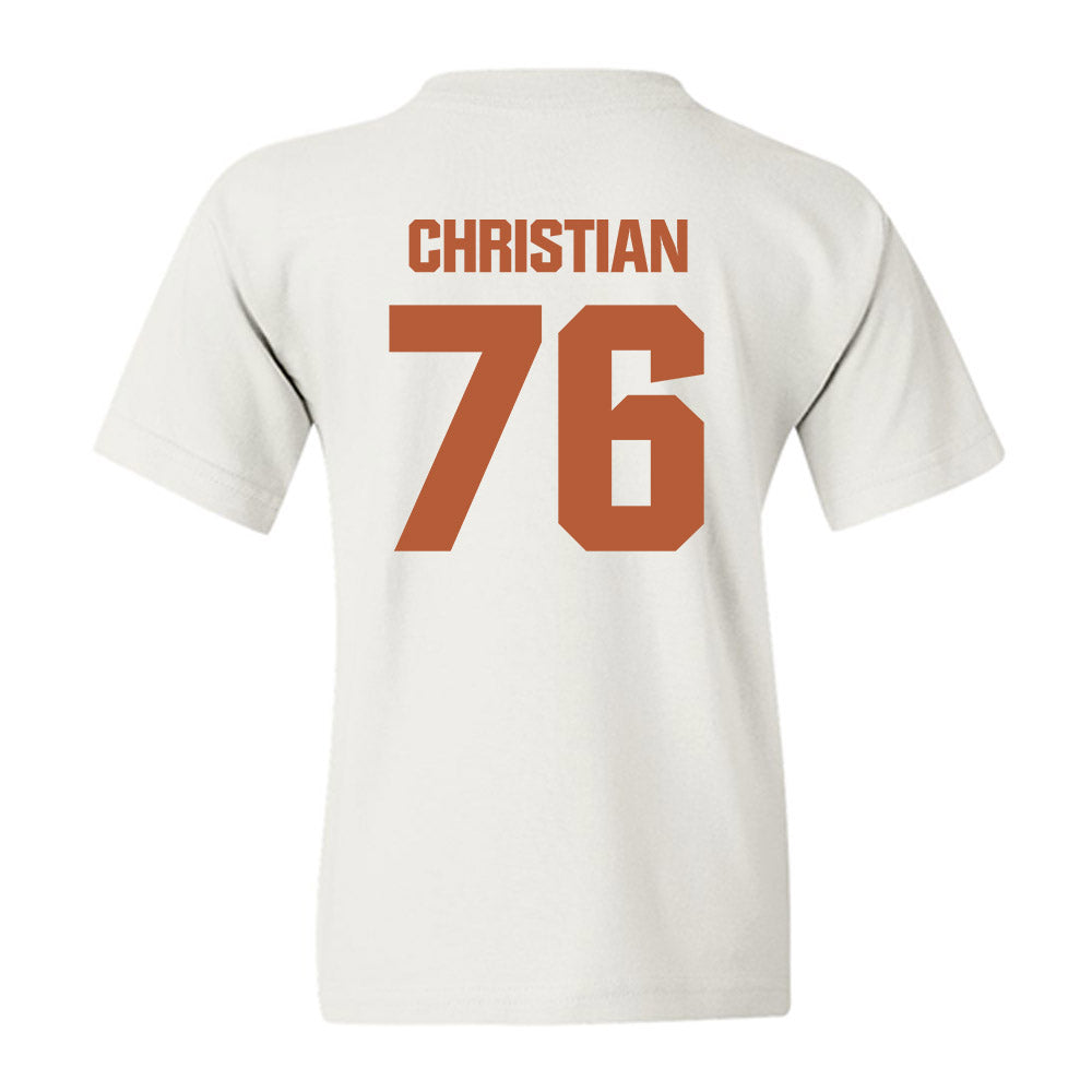 Texas - NCAA Football : Jackson Christian - Classic Shersey Youth T-Shirt-1