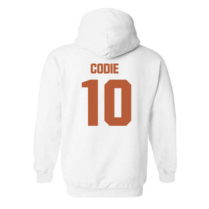 Texas - NCAA Men's Basketball : nicolas codie - Classic Shersey Hooded Sweatshirt-1