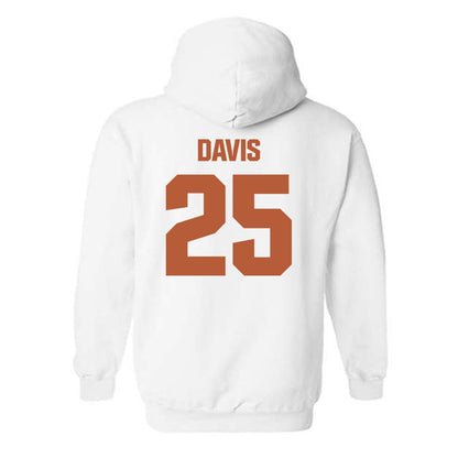 Texas - NCAA Football : Toray Davis - Classic Shersey Hooded Sweatshirt-1