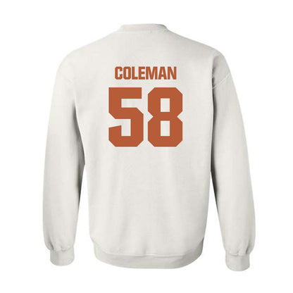 Texas - NCAA Football : Devin Coleman - Classic Shersey Crewneck Sweatshirt-1