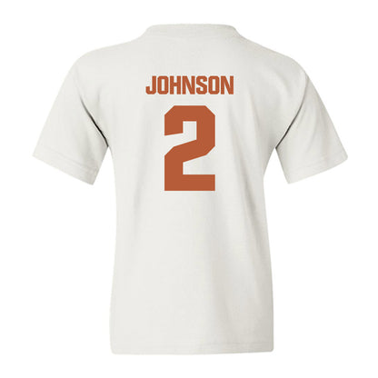 Texas - NCAA Men's Basketball : Isaiah Johnson - Classic Shersey Youth T-Shirt-1