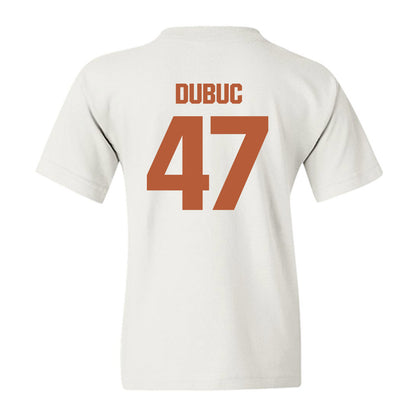 Texas - NCAA Football : Trey Dubuc - Classic Shersey Youth T-Shirt-1