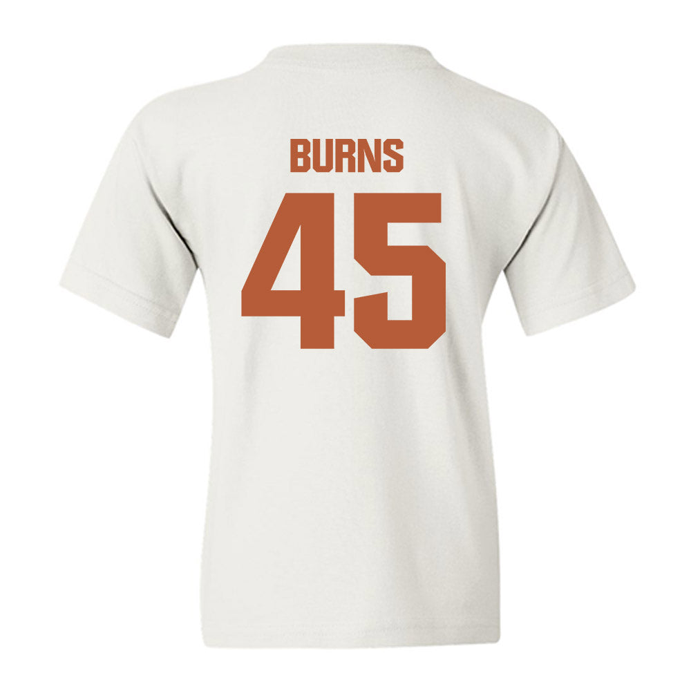 Texas - NCAA Baseball : Thomas Burns - Classic Shersey Youth T-Shirt-1