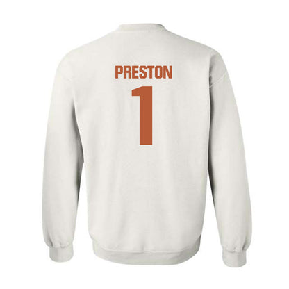 Texas - NCAA Women's Basketball : Bryanna Preston - Classic Shersey Crewneck Sweatshirt-1