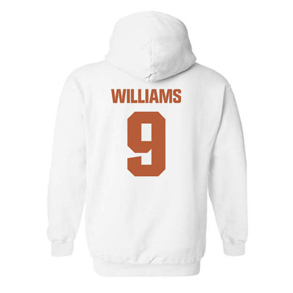 Texas - NCAA Football : Jonah Williams - Classic Shersey Hooded Sweatshirt-1