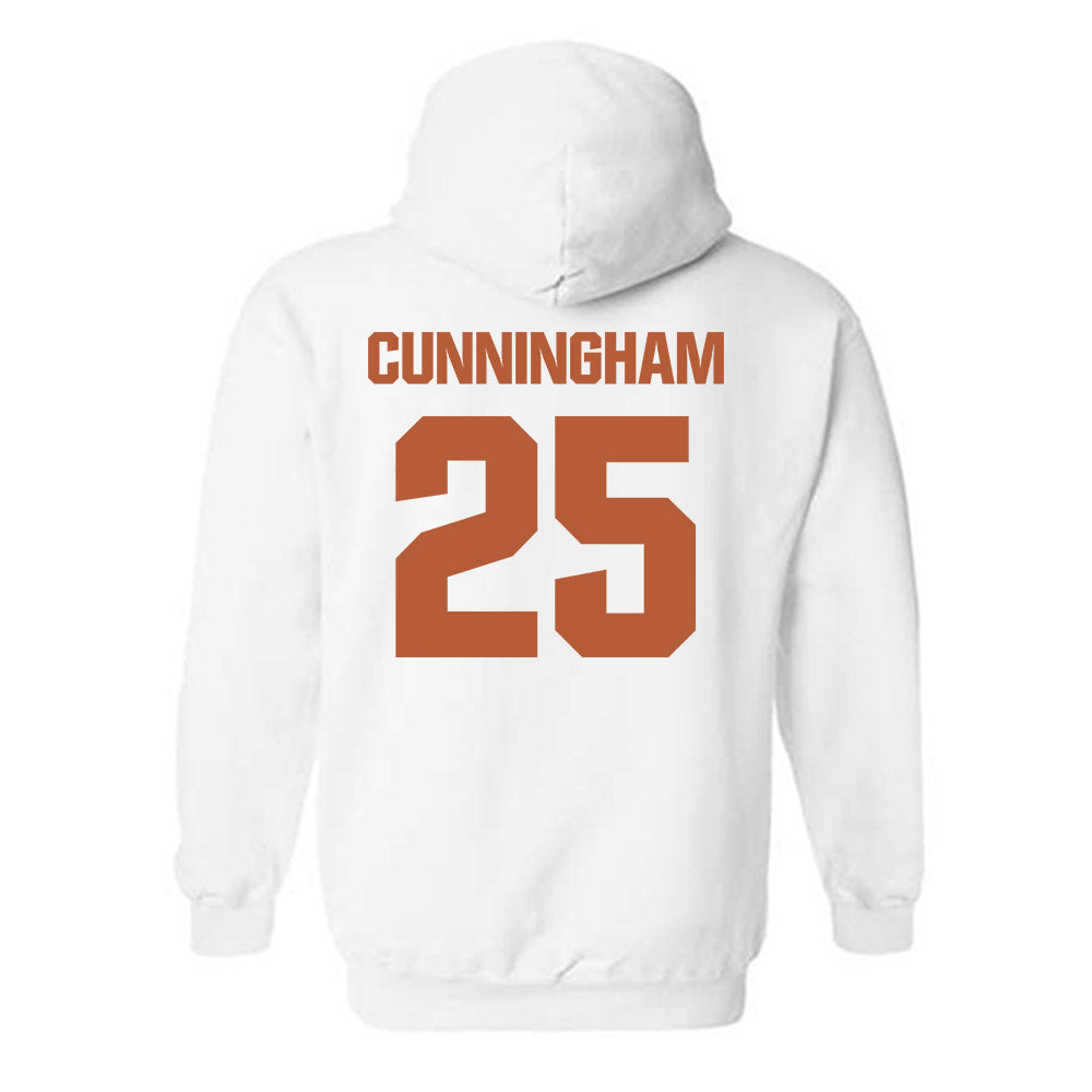 Texas - NCAA Women's Basketball : Breya Cunningham - Classic Shersey Hooded Sweatshirt-1