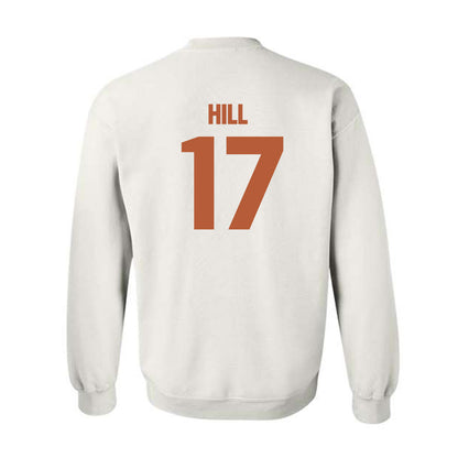Texas - NCAA Baseball : Will Hill - Classic Shersey Crewneck Sweatshirt-1