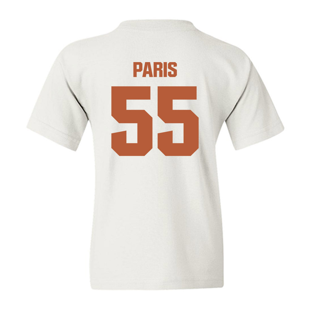Texas - NCAA Baseball : Jack Paris - Classic Shersey Youth T-Shirt-1