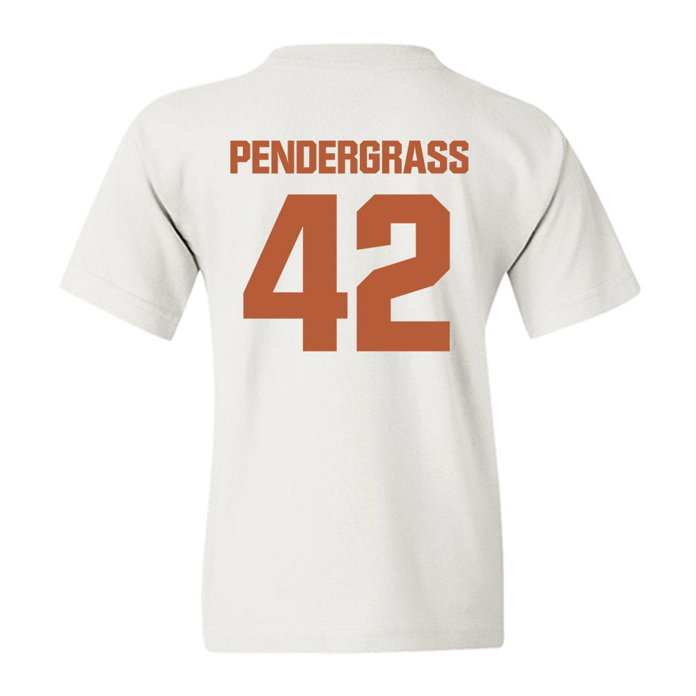 Texas - NCAA Baseball : Dariyan Pendergrass - Youth T-Shirt-1