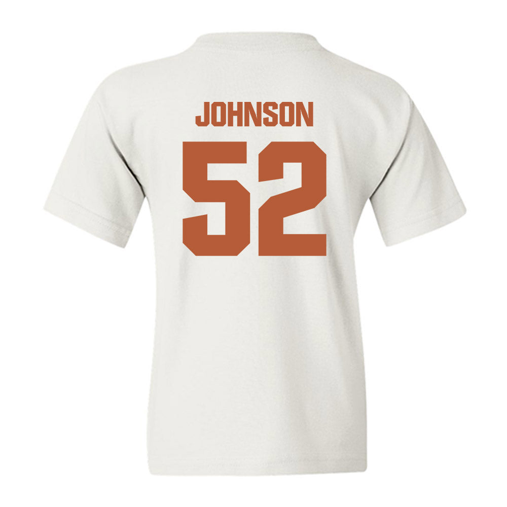 Texas - NCAA Football : James Johnson - Youth T-Shirt-1