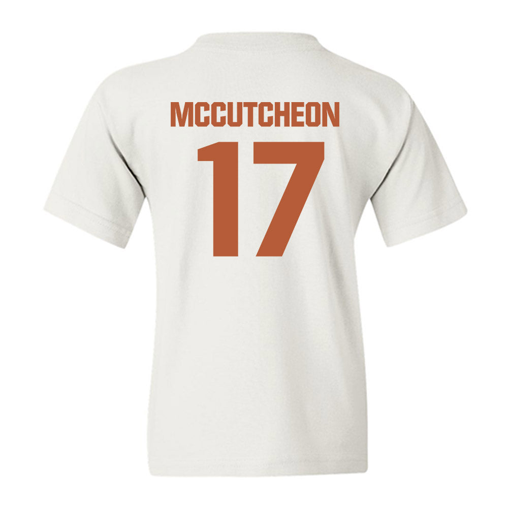 Texas - NCAA Football : Daylan Mccutcheon - Youth T-Shirt-1