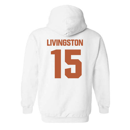 Texas - NCAA Baseball : Josh Livingston - Hooded Sweatshirt-1