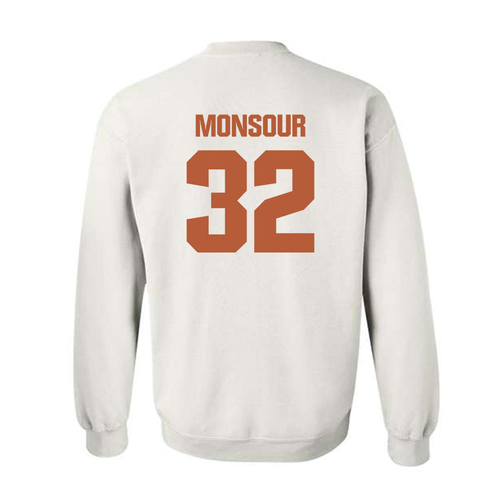 Texas - NCAA Baseball : Maddox Monsour - Crewneck Sweatshirt-1
