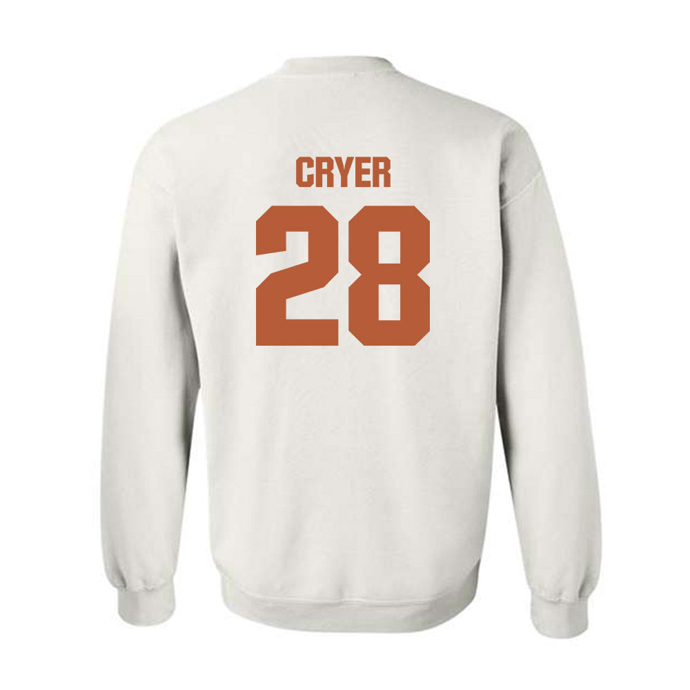 Texas - NCAA Football : Justin Cryer - Crewneck Sweatshirt-1