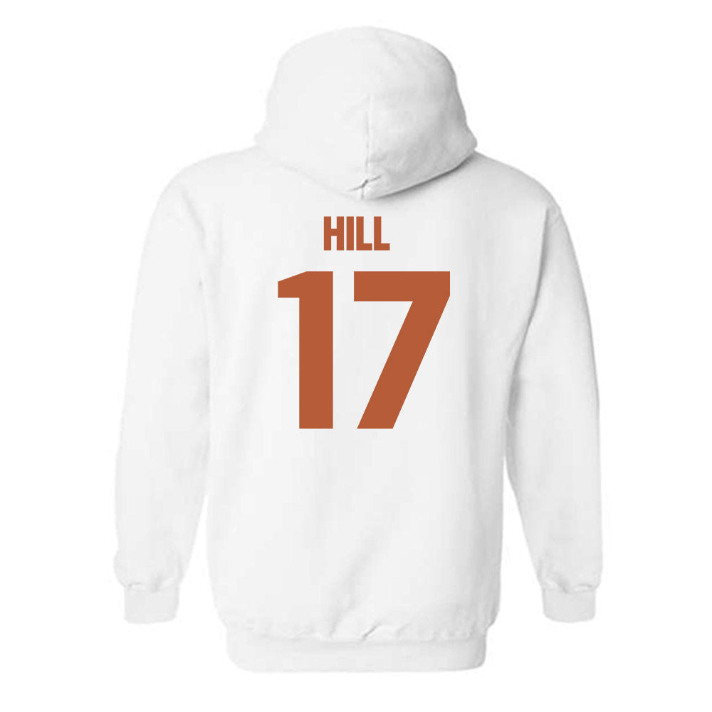 Texas - NCAA Baseball : Will Hill - Hooded Sweatshirt-1