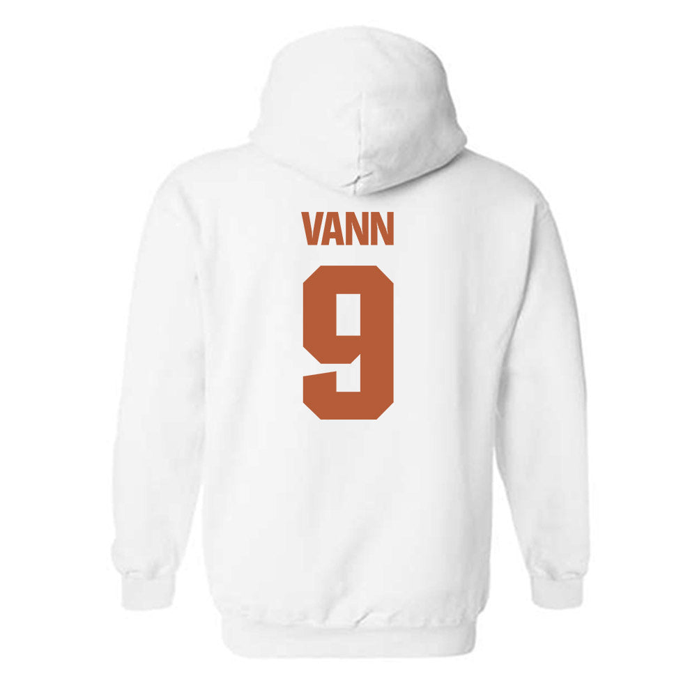 Texas - NCAA Women's Basketball : Zya Vann - Hooded Sweatshirt-1