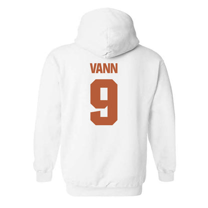 Texas - NCAA Women's Basketball : Zya Vann - Hooded Sweatshirt-1