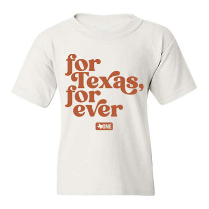 Texas - NCAA Football : James Johnson - Youth T-Shirt-0