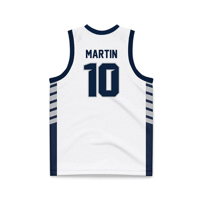 Samford - NCAA Men's Basketball : Kam Martin - 2024 White Basketball Jersey-1