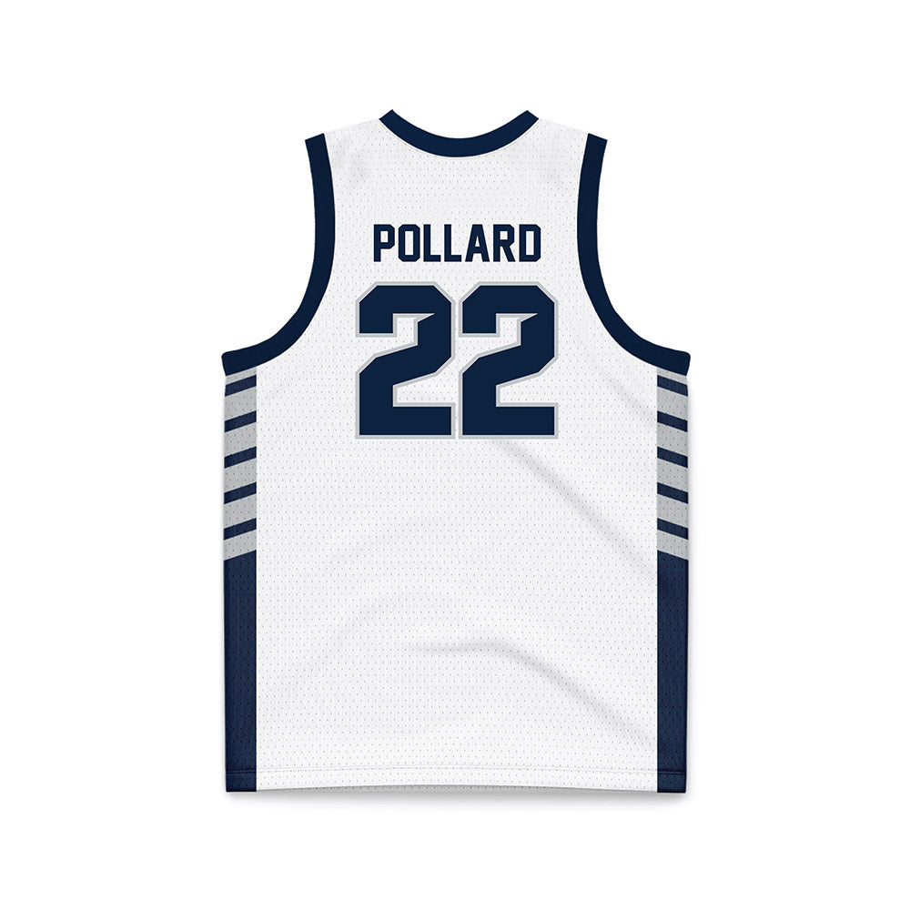 Samford - NCAA Men's Basketball : Jaxon Pollard - 2024 White Basketball Jersey-1