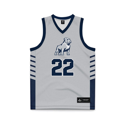 Samford - NCAA Men's Basketball : Jaxon Pollard - 2024 Grey Basketball Jersey-0