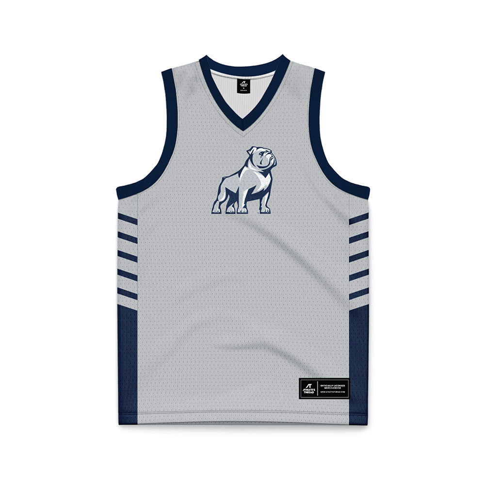 Samford - NCAA Men's Basketball : - 2024 Grey Basketball Jersey-0