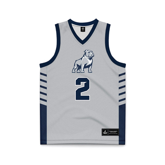 Samford - NCAA Men's Basketball : Jadin Booth - 2024 Grey Basketball Jersey-0