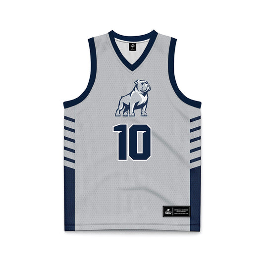 Samford - NCAA Men's Basketball : Kam Martin - 2024 Grey Basketball Jersey-0