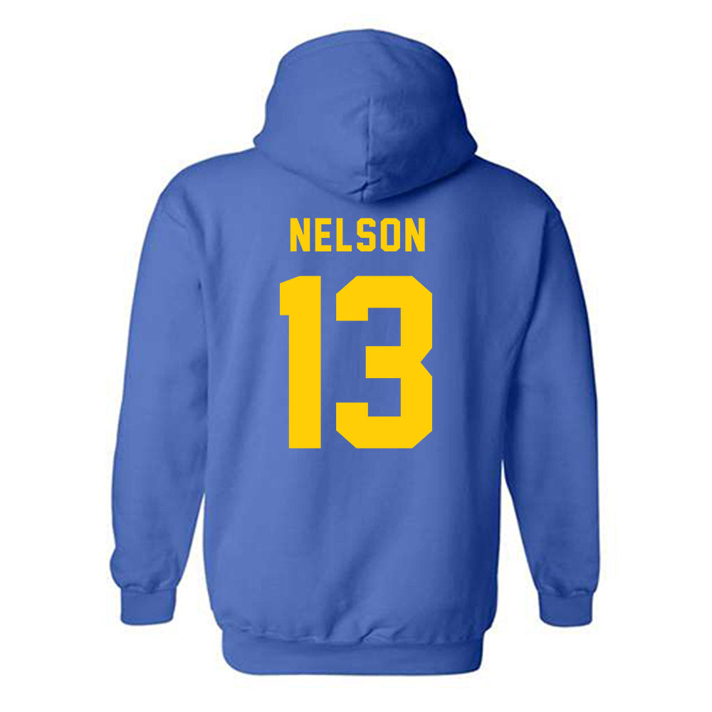 Rollins - NCAA Men's Soccer : Justin Nelson - Classic Shersey Hooded Sweatshirt-1