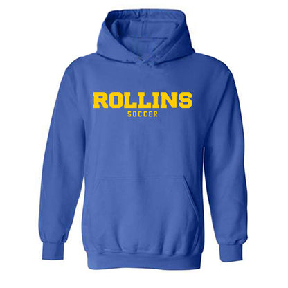 Rollins - NCAA Men's Soccer : Ivar Bjorgvinsson - Classic Shersey Hooded Sweatshirt-0