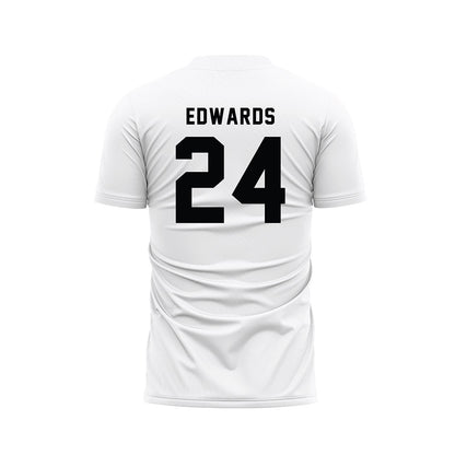Rollins - NCAA Men's Soccer : Cory Edwards - White Soccer Jersey-1