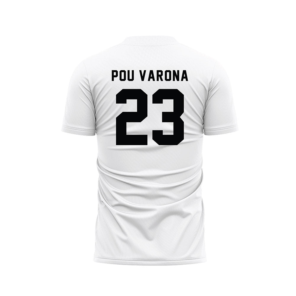 Rollins - NCAA Men's Soccer : Victoria Pou Varona - White Soccer Jersey-1