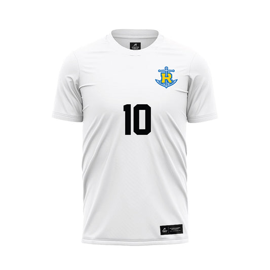 Rollins - NCAA Men's Soccer : Pedro Lameiras - White Soccer Jersey-0