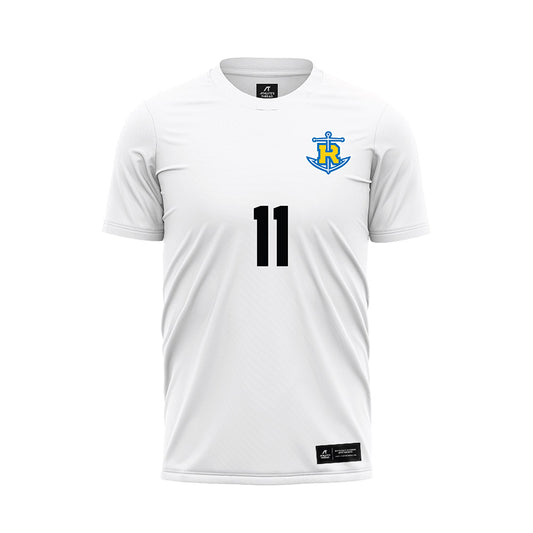 Rollins - NCAA Men's Soccer : Noah Tatlonghari - White Soccer Jersey-0