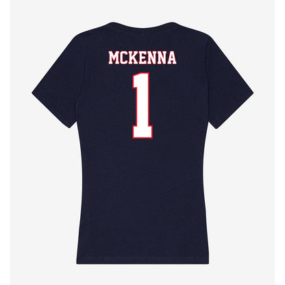 UConn - NCAA Women's Field Hockey : Natalie McKenna - Women's V-Neck T-Shirt-1