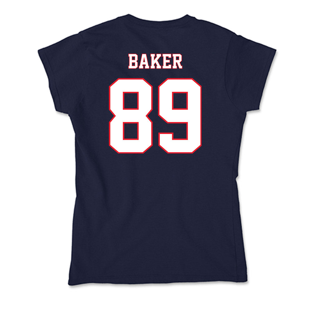 UConn - NCAA Football : Mike Baker - Soft Style Women’s T-Shirt-1