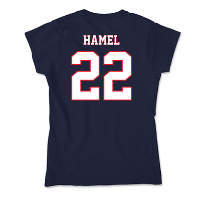 UConn - NCAA Men's Soccer : Johan Hamel - Soft Style Women’s T-Shirt-1