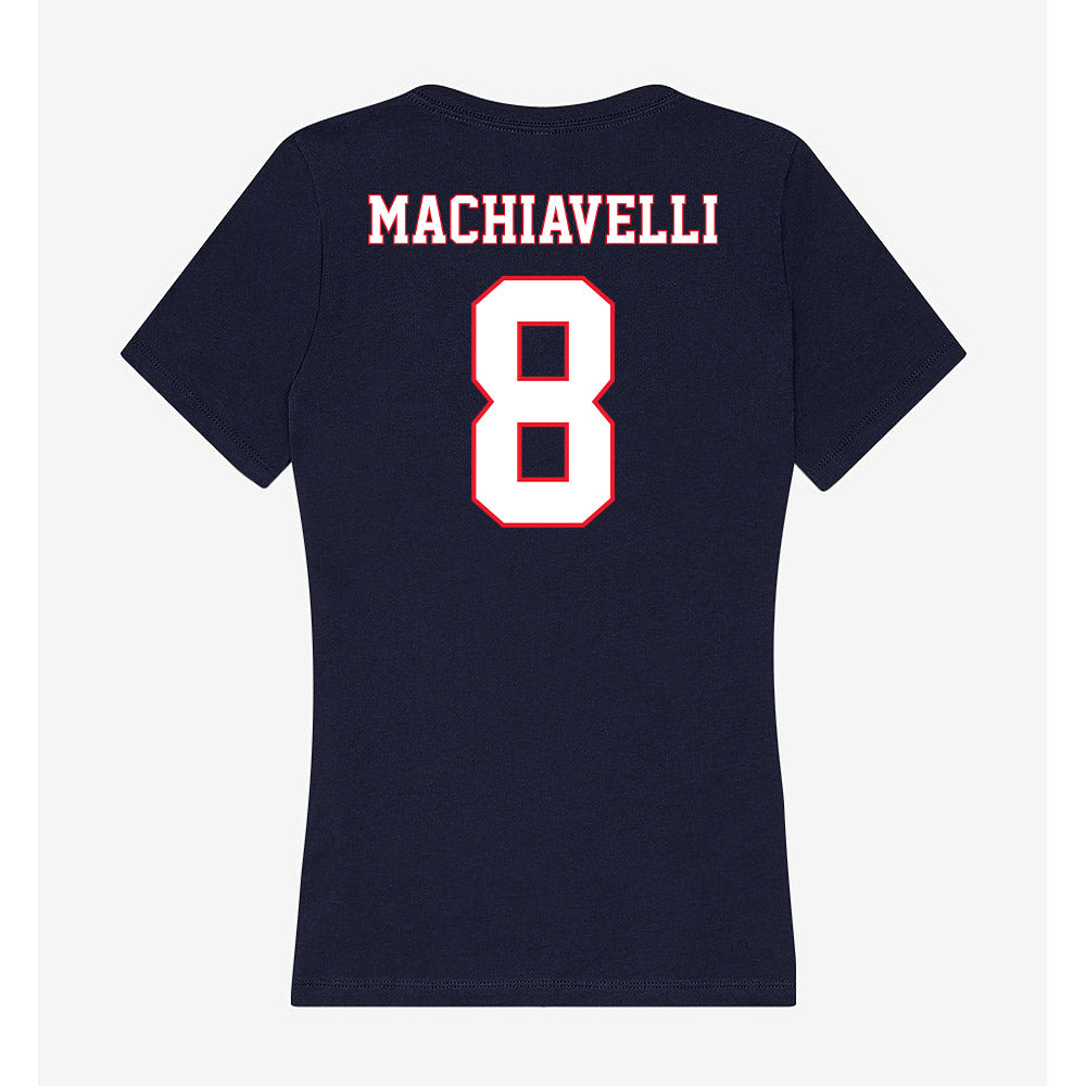 UConn - NCAA Women's Field Hockey : Olivia Machiavelli - Women's V-Neck T-Shirt-1
