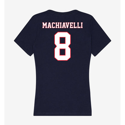 UConn - NCAA Women's Field Hockey : Olivia Machiavelli - Women's V-Neck T-Shirt-1
